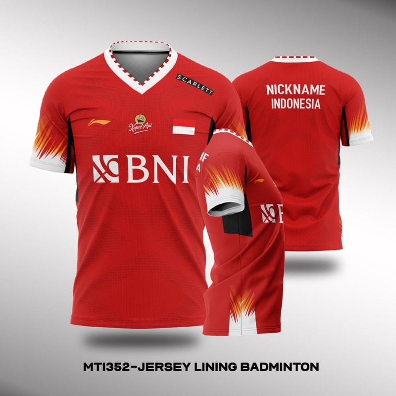 Kaos Jersey Badminton Bulutangkis Lining - MT1352