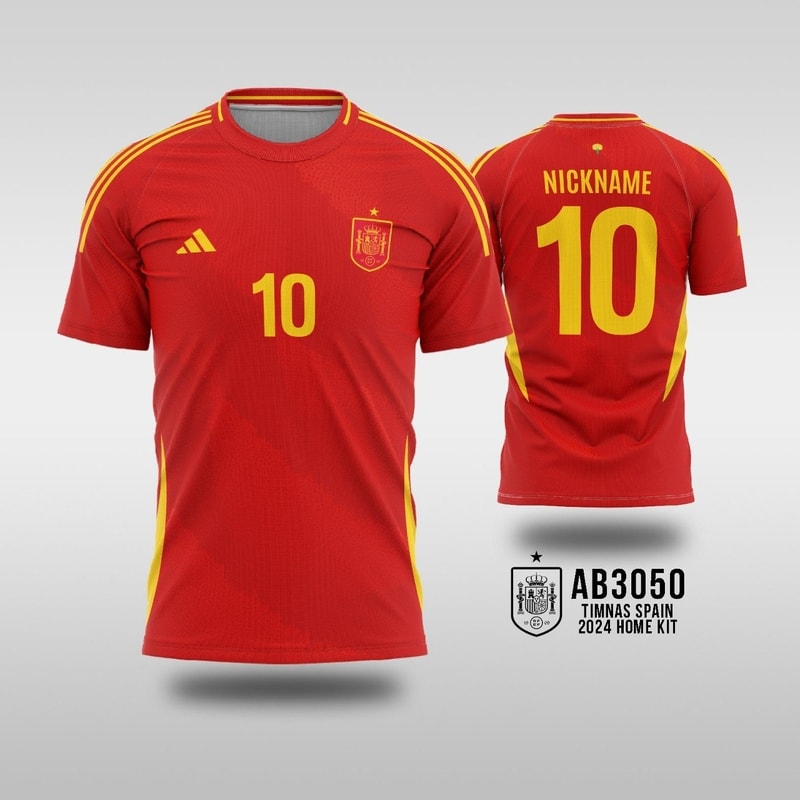 Kaos Jersey Timnas Spanyol 2024 - Home