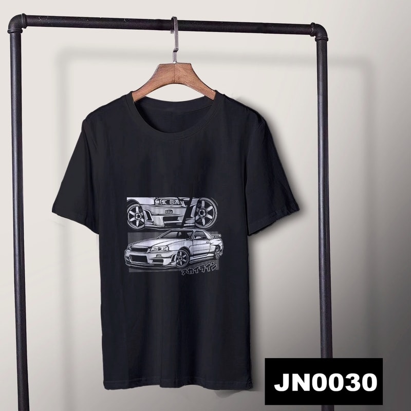 Kaos Otomotif Mobil Nissan GTR R34