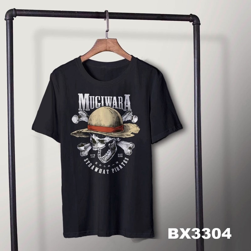 Kaos Anime One Piece Mugiwara