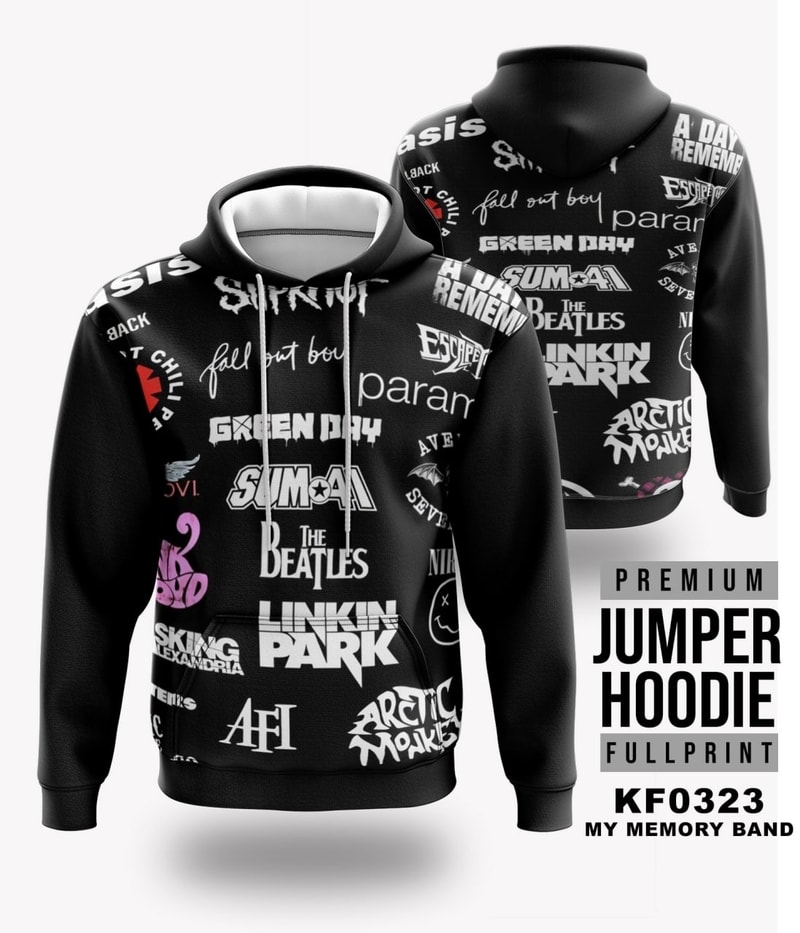 Jaket Hoodie Memorial Band