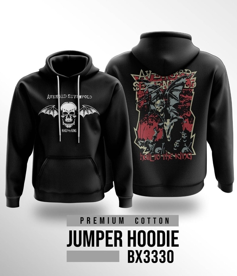 Jaket Hoodie Avenged Sevenfold Hail to the King