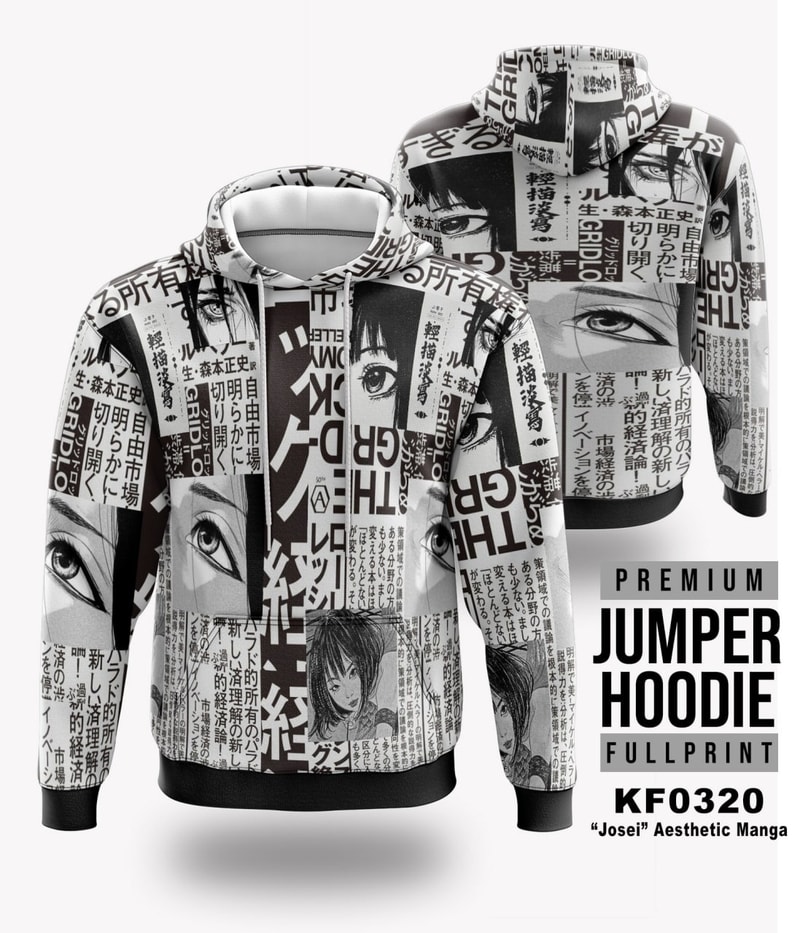 Jaket Hoodie Anime Josei
