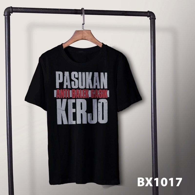 Kaos pasukan anti balek gasik kerjo