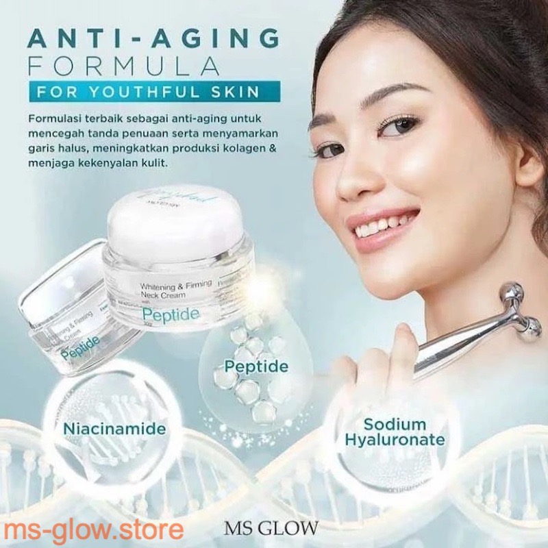 Anti-aging Formula dalam Neck Cream MS Glow