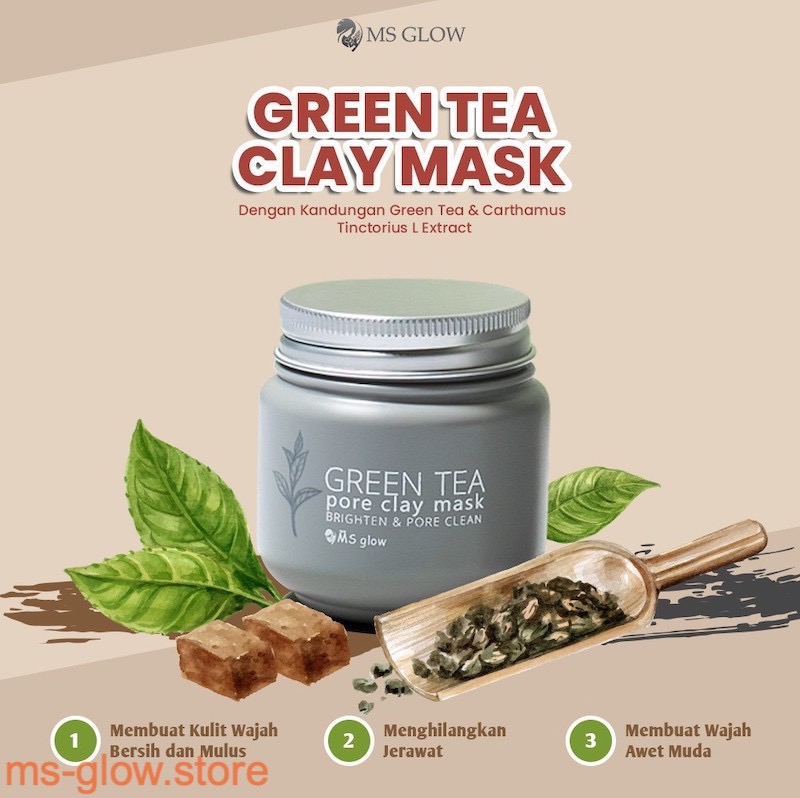 Khasiat Green Tea Clay Mask
