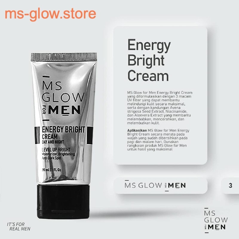Moisturizer MS Glow for Men