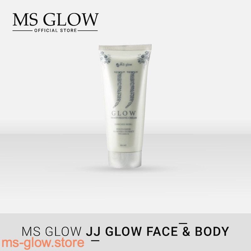 cara pemakaian jj glow ms glow untuk wajah