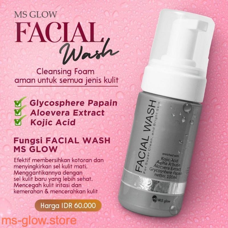 Fungsi Facial Wash MS Glow