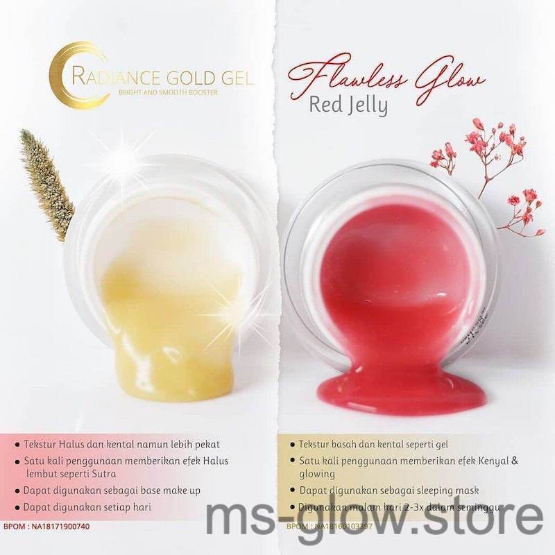 MS Glow Red Jelly vs Radiance Gold