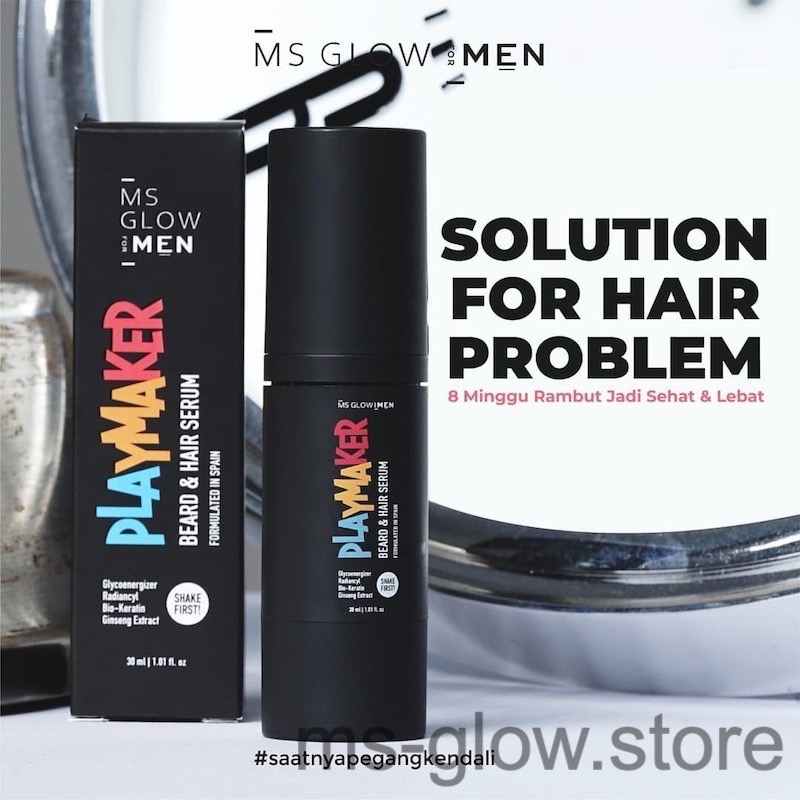 MS Glow untuk Rambut Pria